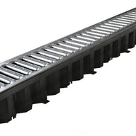 Easi Channel Aco Drain Hexdrain Plastic with Metal Top