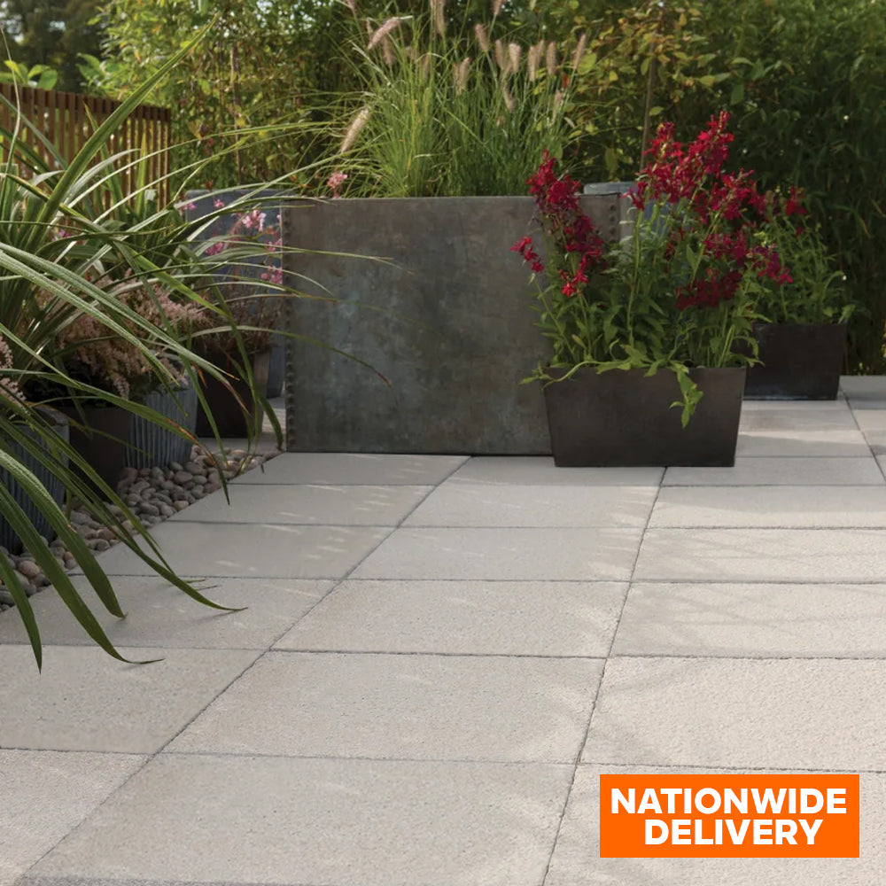Bradstone Grey Textured Flag Paving Slab