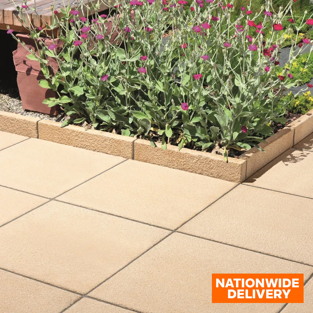 Bradstone Buff Textured Flag Paving Slab