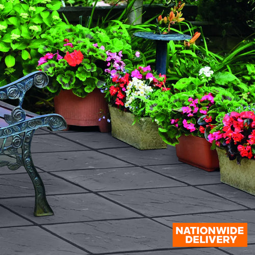 Bradstone Dark Grey Edale Eco Paving Slab
