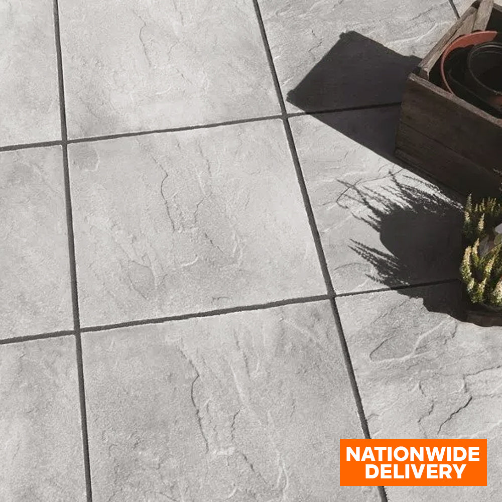 Bradstone Natural Grey Peak Riven Paving Slab