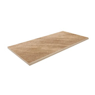 Bradstone Mode Profiled Porcelain Honey Gold Bullnose Step 900x450x20mm Pack of 1