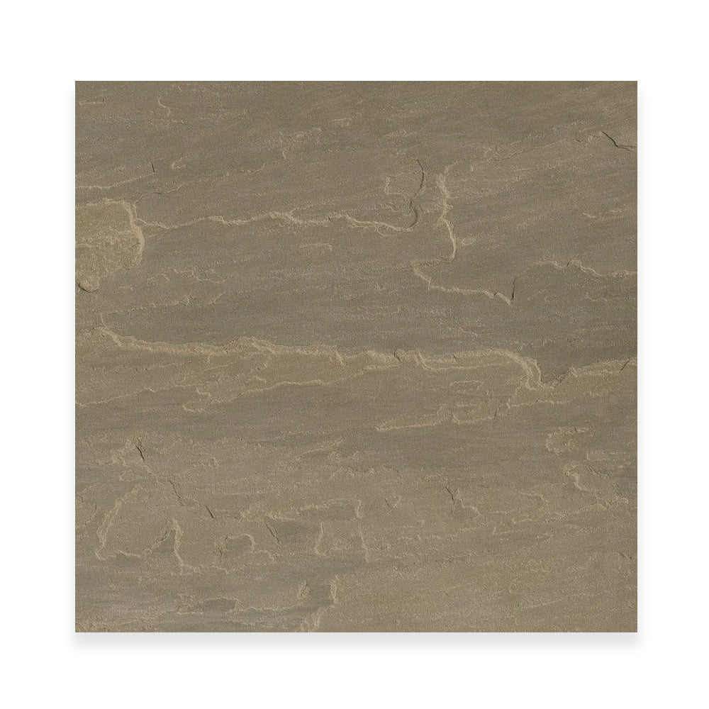Bradstone ROCK Autumn Green Porcelain Paving Slab 895x595x20mm 21.6m2 Pack of 40