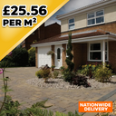 Bradstone Monksbridge Tegula 50mm Paver Block Paving 4 size - Croft  9.6m2 Pack