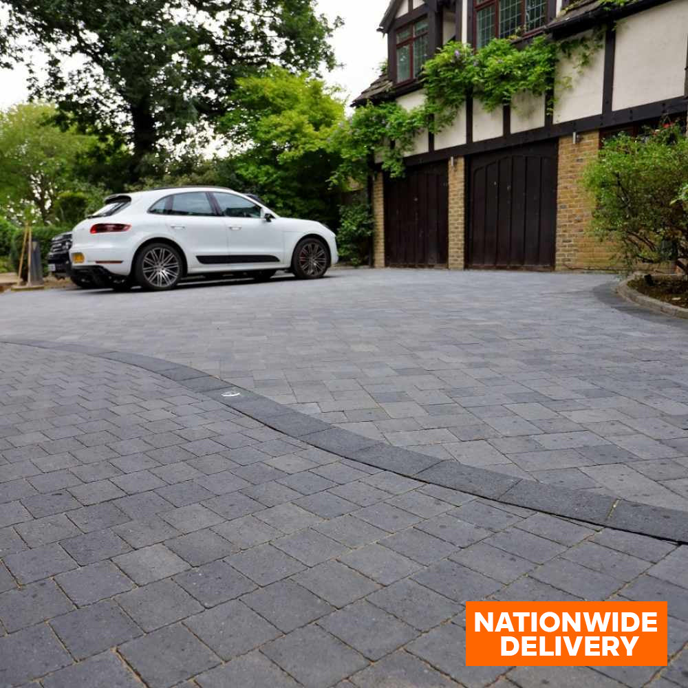 Bradstone Woburn Original Graphite 50mm Block Paving Paver