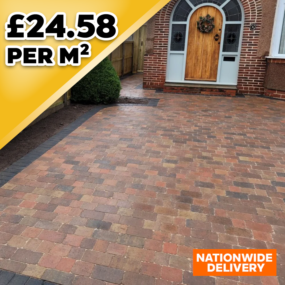 Bradstone Woburn Original Rustic 50mm Block Paving Paver
