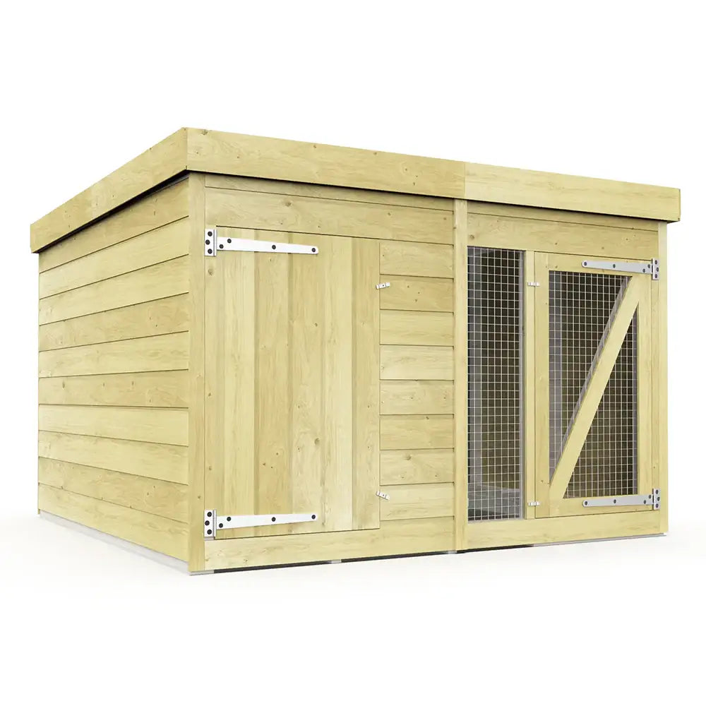 Dog Kennel And Run