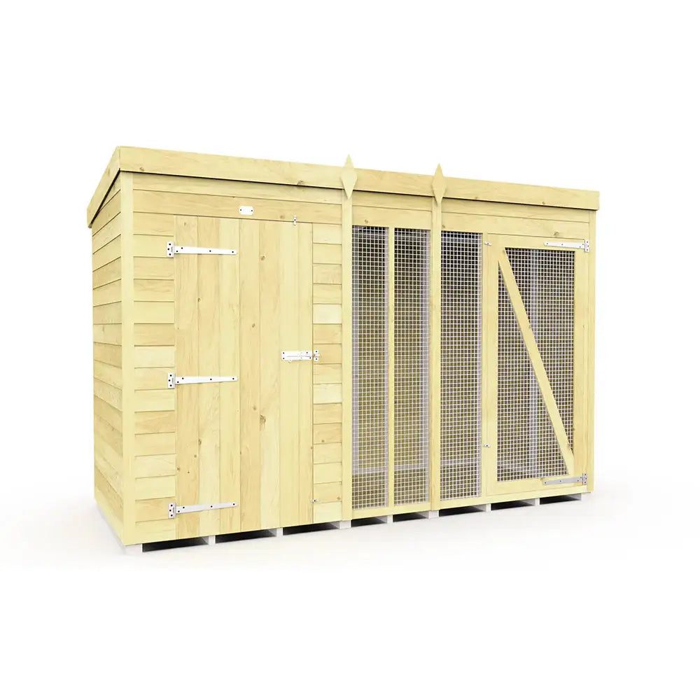 Dog Kennel And Run (Full Height)