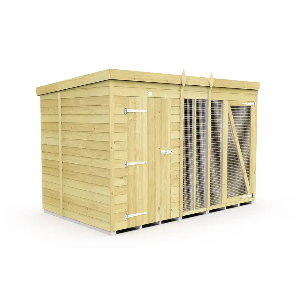 Dog Kennel And Run (Full Height)