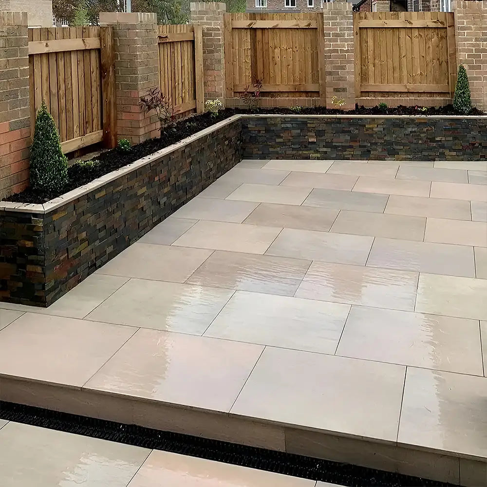 Raj Green Porcelain Paving Tile