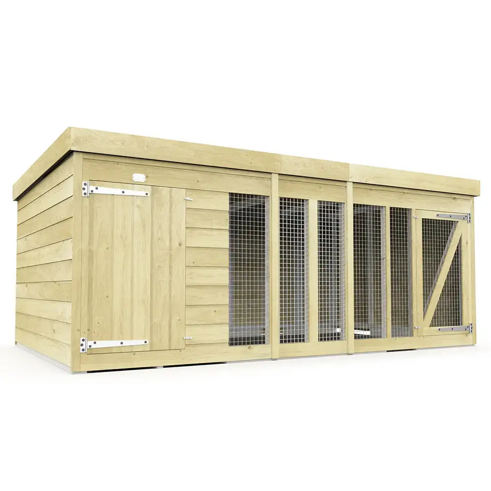 Dog Kennel And Run
