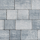 Cobbled 50mm Silver Grey Trio 3 Sized Block Paver