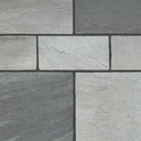 Kandla Grey Indian Natural Sandstone Paving Pack 22mm Calibrated 10.2m2 Patio Kit