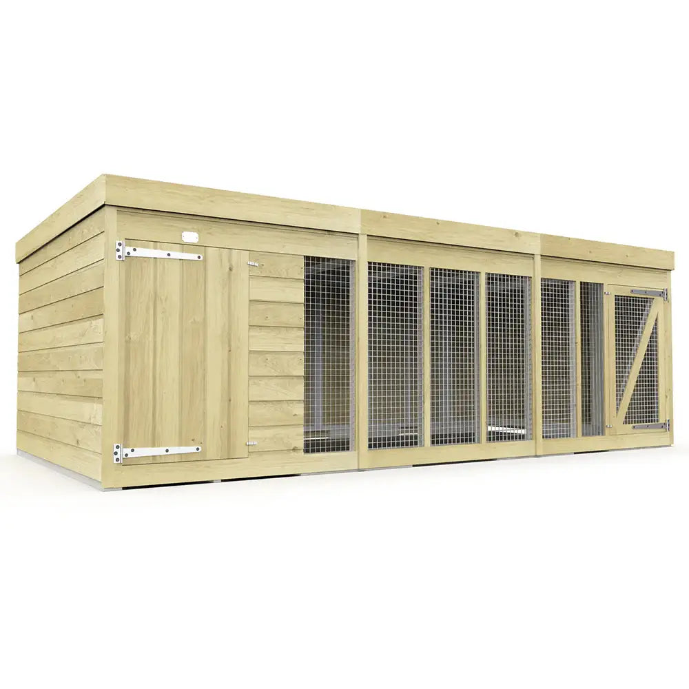 Dog Kennel And Run