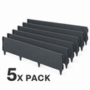 Flexible Border Edging Strip 160mm x1060mm Anthracite (5 pack)
