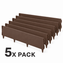 Flexible Border Edging Strip 160mm x1060mm BROWN (5 pack)