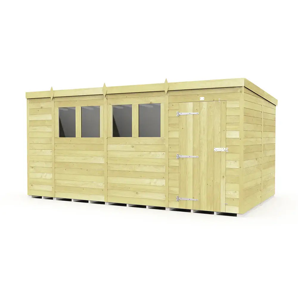 Pent Shed F&F