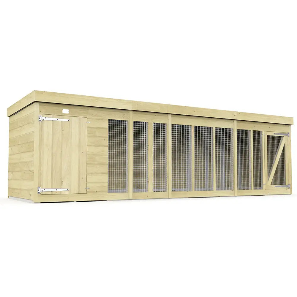 Dog Kennel And Run