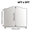 Elite St Melior Fence Panel 6ftx5ft
