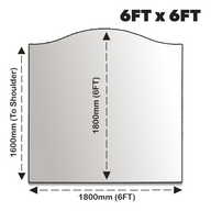 Elite St Meloir Fence Panel 6ftx6ft