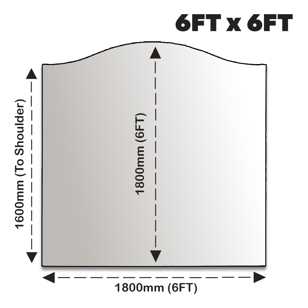 Elite St Meloir Fence Panel 6ftx6ft