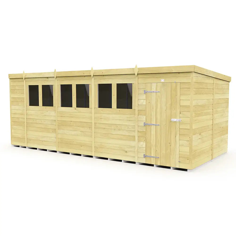 Pent Shed F&F