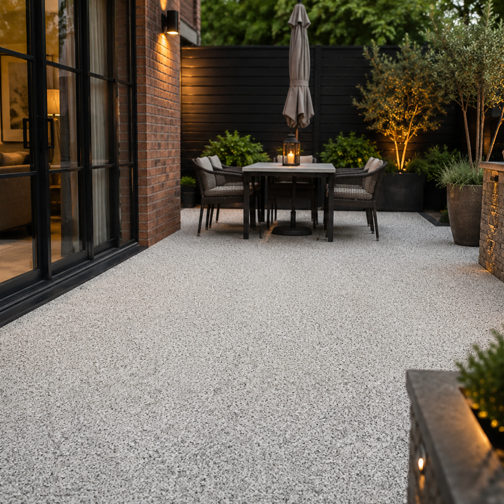 Resin Bound DIY Landscaper Kit – 4m² – Azulado Marble 2–5mm (Resin & Gravel Included)