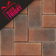 Barleystone Larchfield Trade Brindle 50mm Block Paver