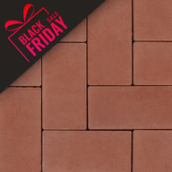 Barleystone Larchfield Trade Red 50mm Block Paver