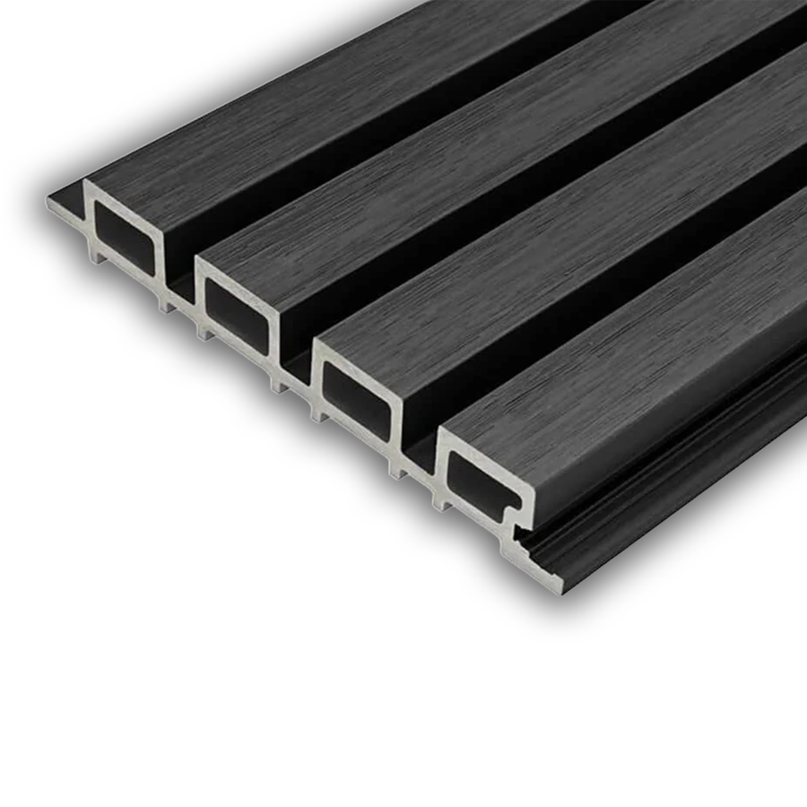 Composite Garden Wall Cladding Charcoal 200mm x 3.6m