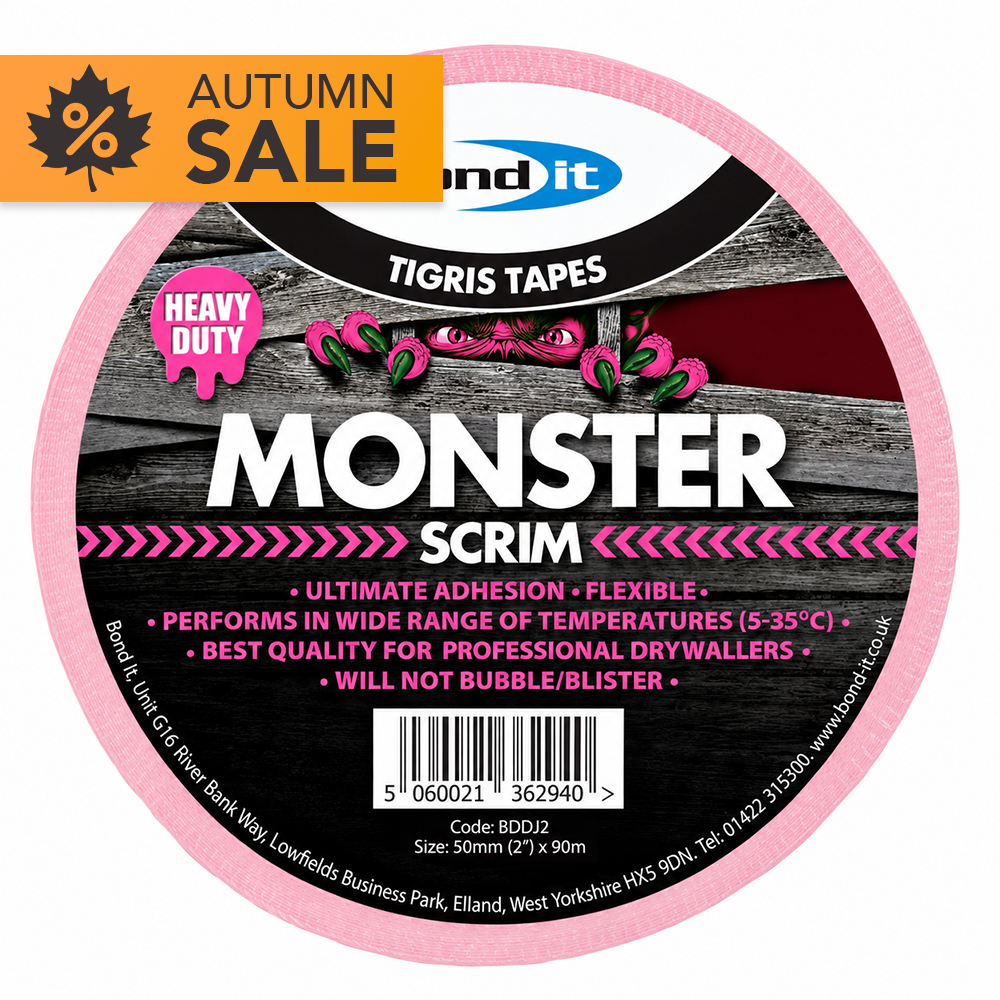 Bondit Monster Pink Scrim Tape 100mm x 90mm
