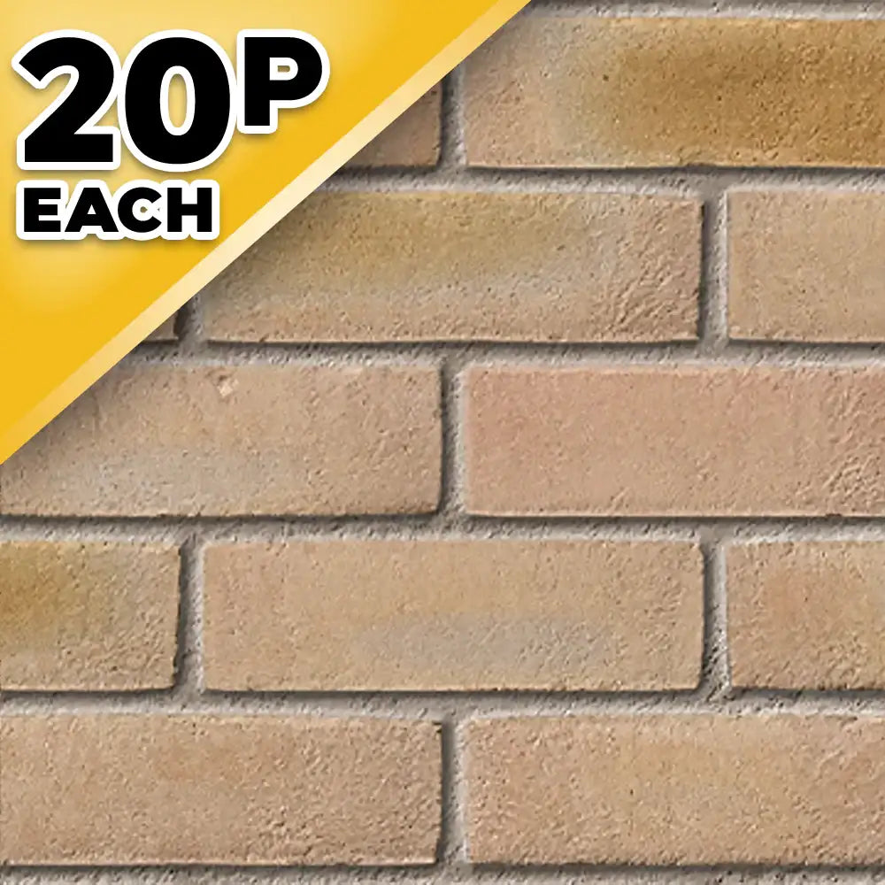 Buff Yellow Multi Commons 65mm Facing Brick (Pack 430)