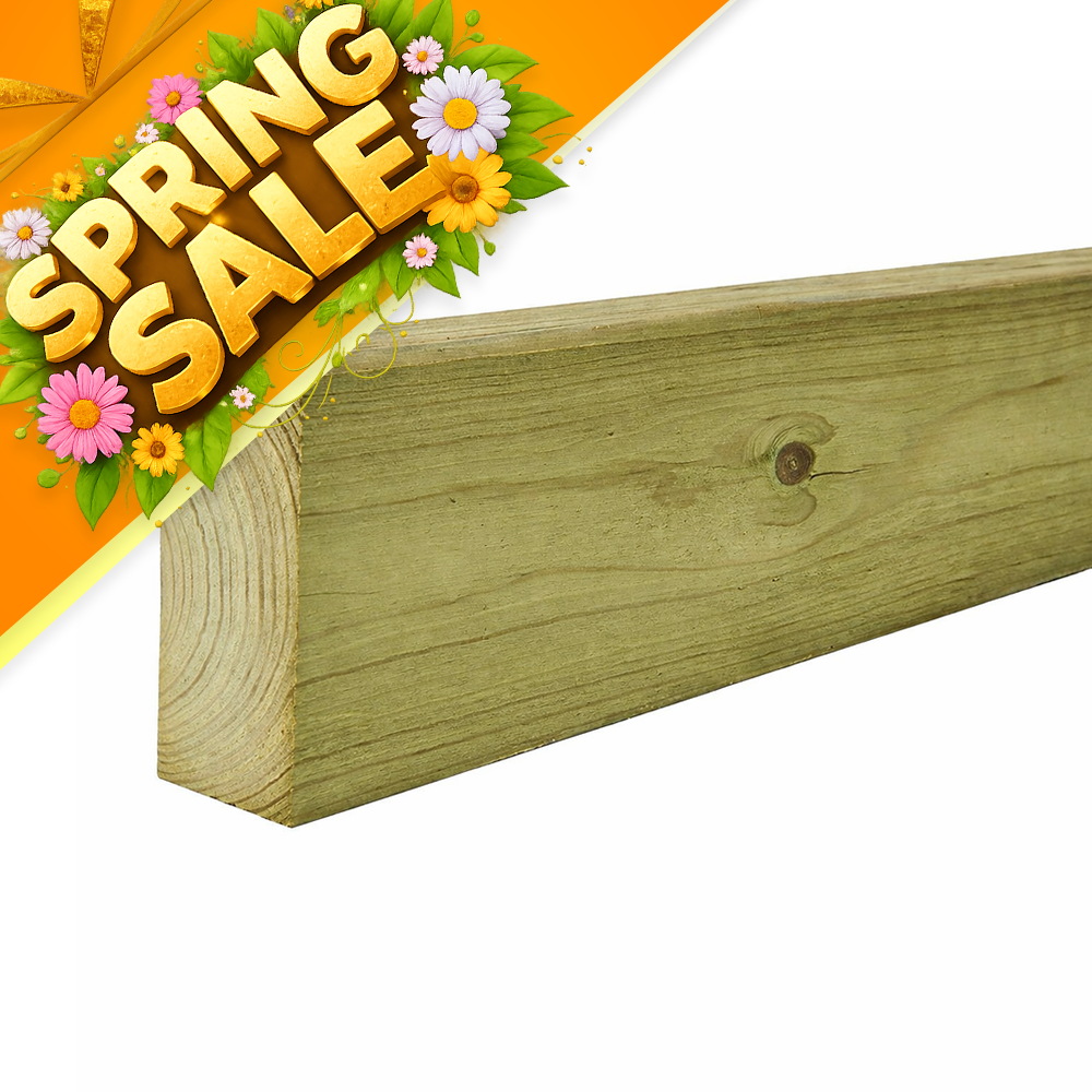 C16 47X100 Treated Sawn Timber (4" x 2") 3.6m Length
