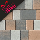 Castlepave Smooth Sycamore 60mm 3 Size Block Paver