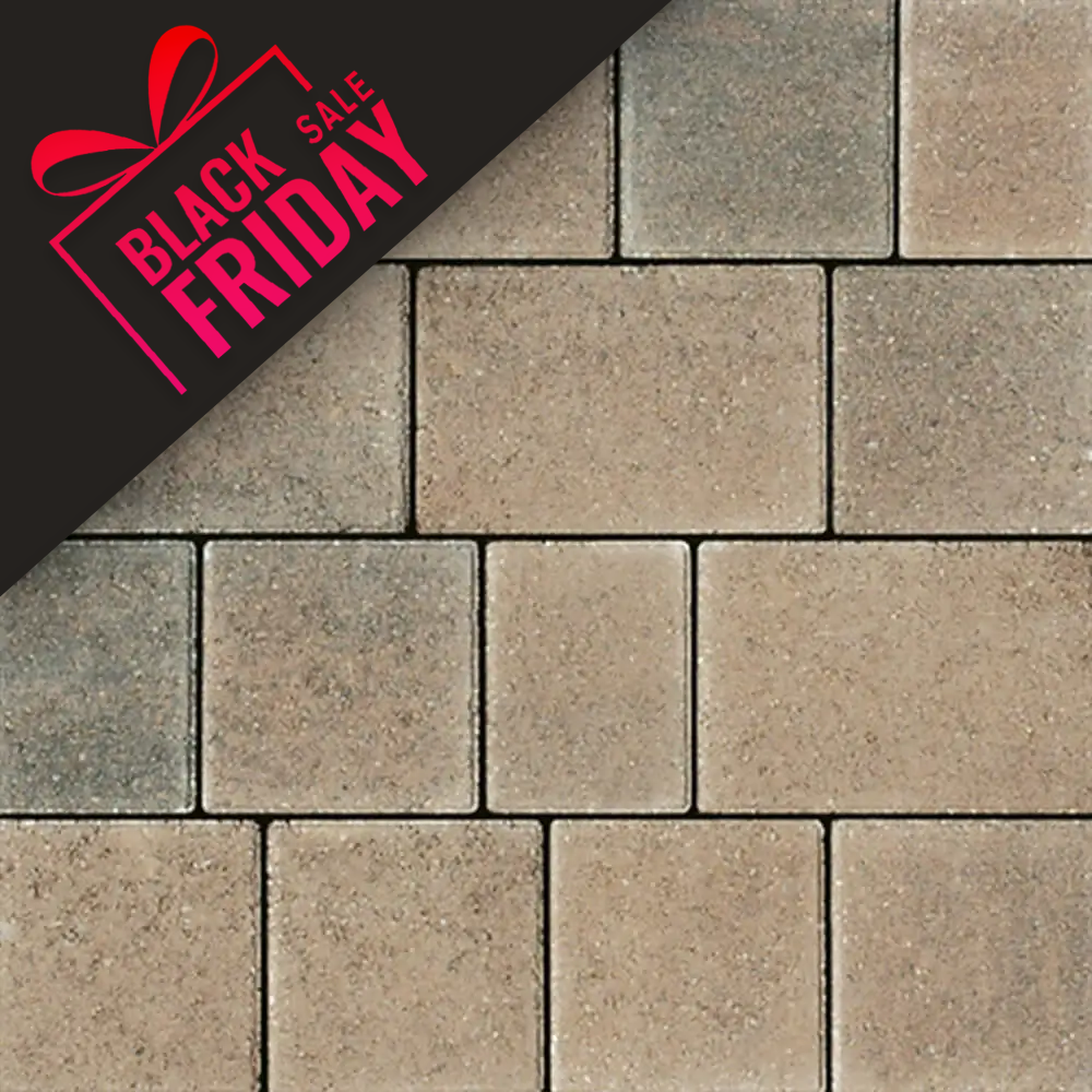 Castlepave Smooth Walnut 60mm 3 Size Block Paver