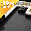 Cathedral Anthracite 20mm Outdoor Porcelain Paving TIle | 900 x 600mm