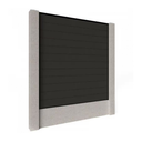 1.8m X 1.5m Composite Fence Kit 6ft x5ft (For existing Concrete Posts)