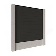 1.8m X 1.5m Composite Fence Kit 6ft x5ft (For existing Concrete Posts)