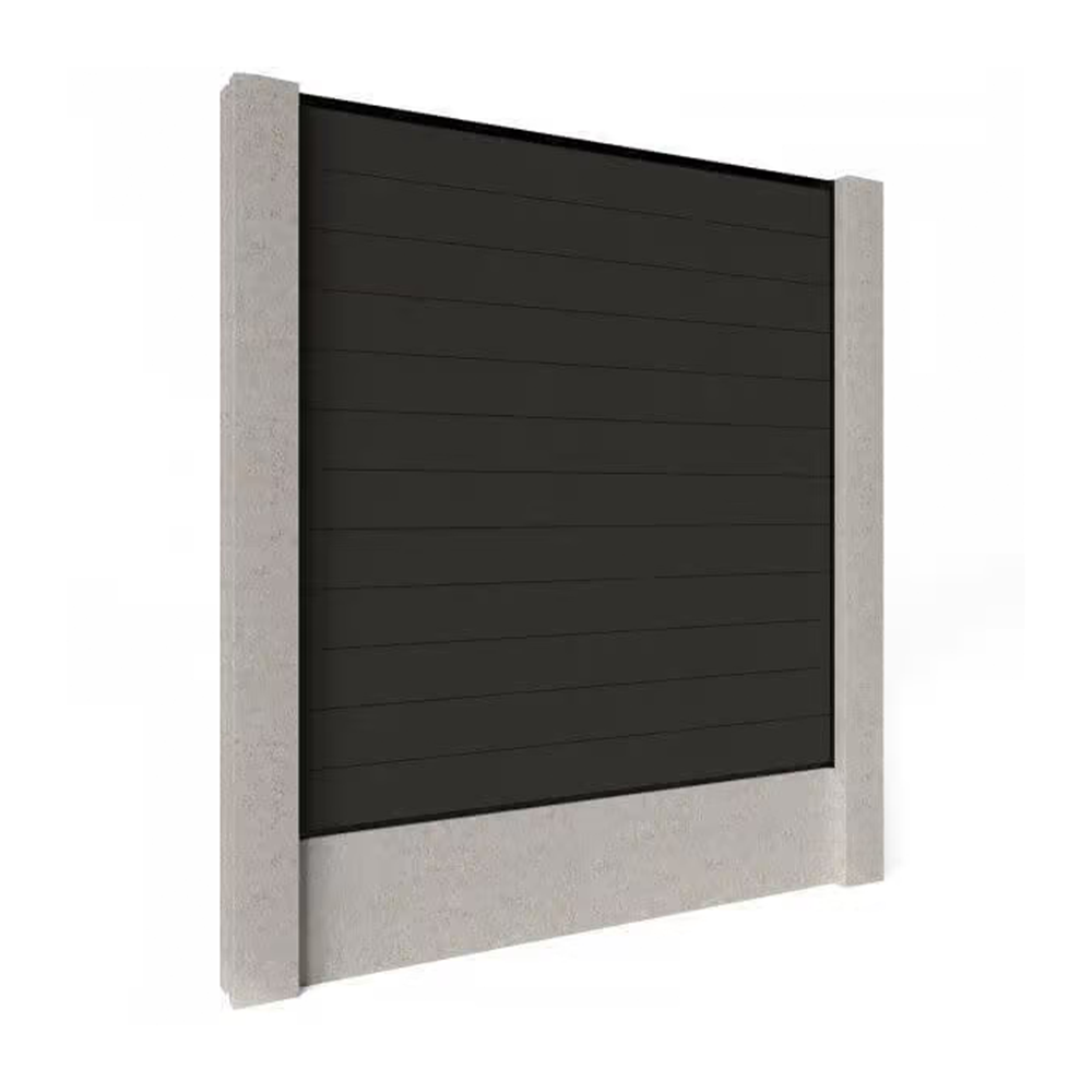 1.8m X 1.5m Composite Fence Kit 6ft x5ft (For existing Concrete Posts)