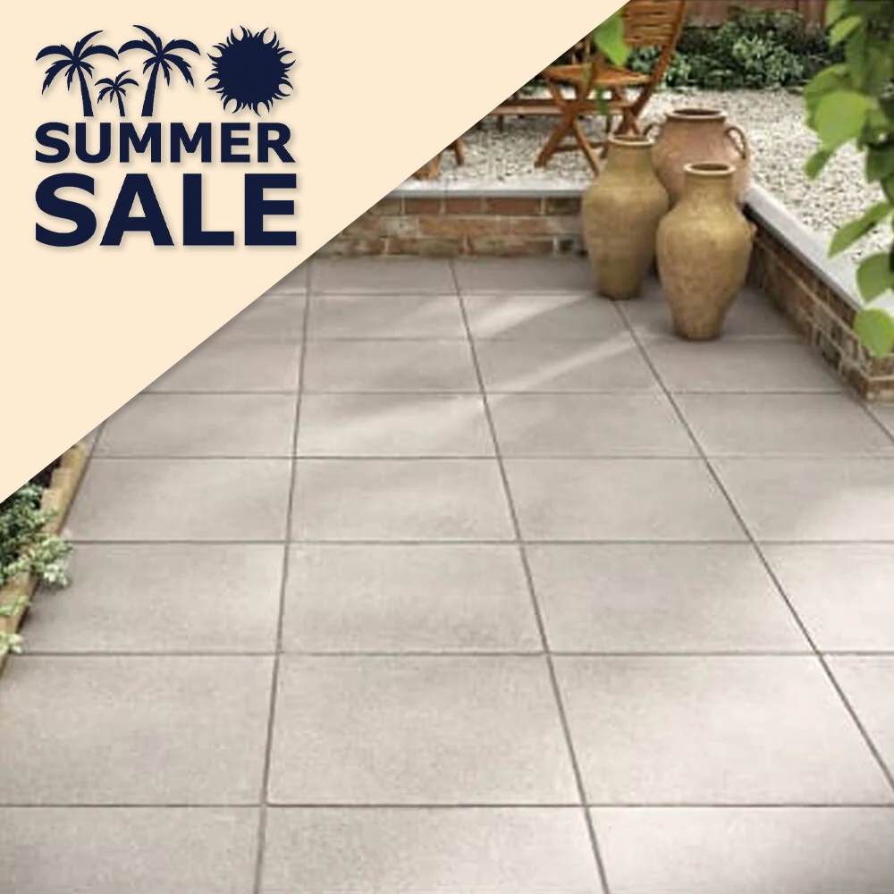 Bradstone Charcon Paving Natural Slabs 600x600x37mm