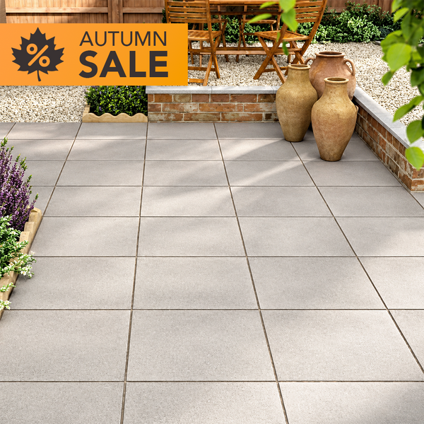 Bradstone Charcon Paving Natural Slabs 600x600x37mm