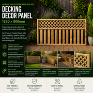 Decking Decor Panel 1830 x 900mm