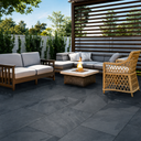 Raven Black 20mm Outdoor Porcelain Paving Tile | 900 x 600mm