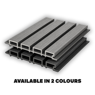 Composite Garden Wall Cladding Grey 200mm x 3.6m