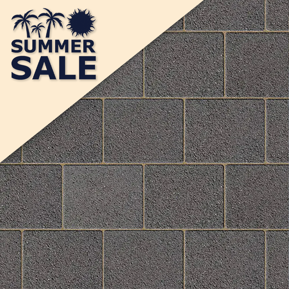 Corrib Black Granite Paving