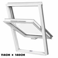 Dakea Good White Roof Window Centre Pivot 114cm x 140cm KAV S8A B910