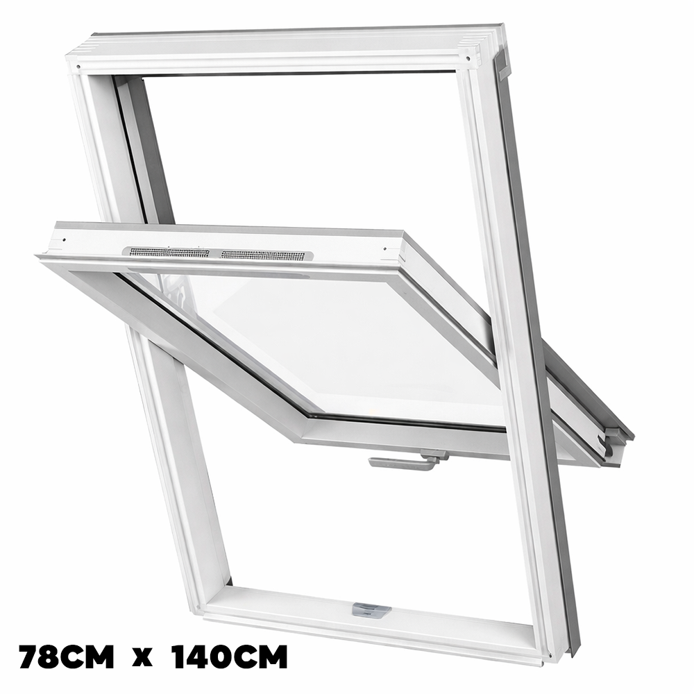 Dakea Good White Roof Window Centre Pivot 78xm x 140cm KAV M8A B910