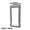 Dakea Slate Roof Window Flashing Kit KSF F4A 66cm x 98cm