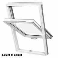 Dakea Good White Roof Window Centre Pivot 55xm x 78cm KAV C2A B910