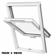 Dakea Good White Roof Window Centre Pivot 78xm x 98cm KAV M4A B910